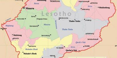 Ramani ya Lesotho