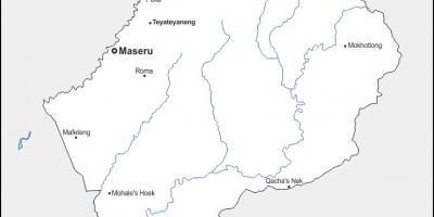 Ramani ya maputsoe Lesotho