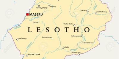 Ramani ya maseru Lesotho